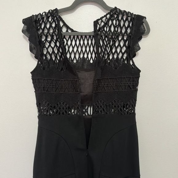 Gianni Bini Carmen Lattice Fit & Flare Dress Size XS - Picture 7 of 10
